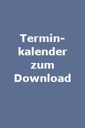 aktueller Terminkalerder